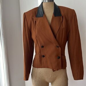 Vintage brown and black jacket